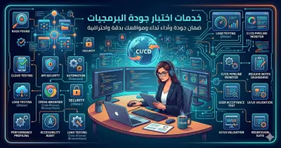 سأقوم بإجراء اختبار شامل (Software Testing) لموقعك أو تطبيقك لضمان الجودة والكفاءة