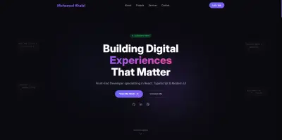موقع Portfolio متكامل لعرض مشاريعك باحترافية