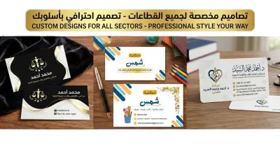 تصميم بطاقة أعمال احترافية تعكس قوة مشروعك وتجذب العملاء