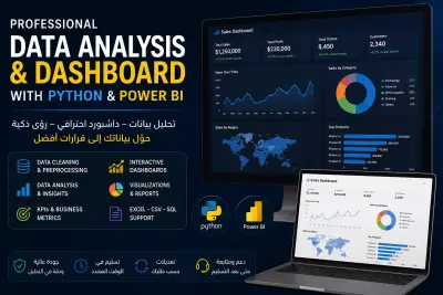 إنشاء Dashboard احترافي لعرض وتحليل البيانات