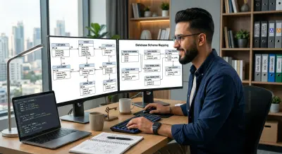 تصميم وإنشاء قواعد البيانات (Database)، رسم ERD، و Mapping