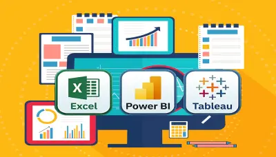 تصميم داشبورد تفاعلية باستخدام Power bi او Excel او Tableau