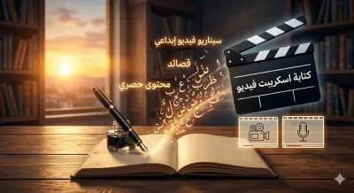 كتابة سيناريو إبداعي، قصائد، أو محتوى حصري بأسلوب مؤلف وشاعر محترف.