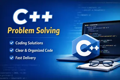 سأقوم بحل مسائل البرمجة بلغة C++ وشرحها بطريقة بسيطة