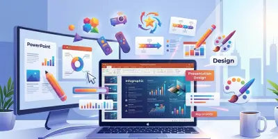 تصميم عرض تقديمي احترافي PowerPoint بشكل جذاب ومنظم