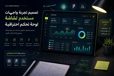 صورة العمل تصميم لوحة تحكم (Dashboard) ترفع كفاءة البزنس UI/UX