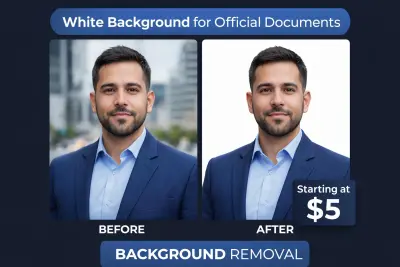 I will remove image background and create a clean white background for official use