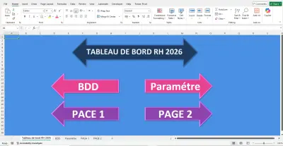 تصميم لوحة تحكم (Dashboard) احترافية لإدارة الموارد البشرية عبر إكسيل