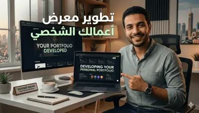 برمجة وتطوير موقع معرض أعمال (Portfolio) احترافي وسريع