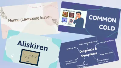 تصميم عروض تقديمية وبوسترات تعليمية وطبية احترافية