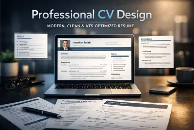 سأقوم بكتابة وتصميم سيرة ذاتية احترافية من صفحة إلى صفحتين (ATS-Friendly) مقابل 5 دولار