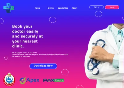 تصميم UI/UX احترافي لتطبيقات طبية (حجز دكاترة)