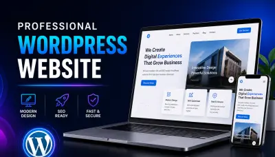 تصميم موقع ووردبريس احترافي سريع ومعزز لمحركات البحث SEO