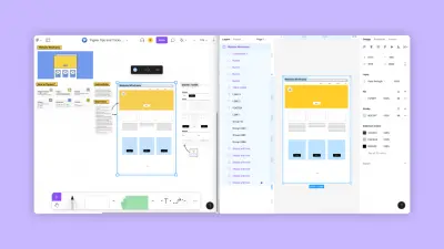 مظهر احترافي متكامل لصفحات الموقع أو شاشات التطبيق