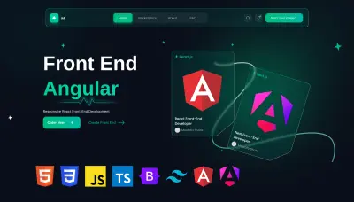 تحويل تصميم Figma أو XD إلى موقع متجاوب باستخدام Angular