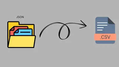 تحويل ملفات JSON الي CSV