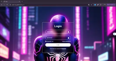 Modern Login Page Design