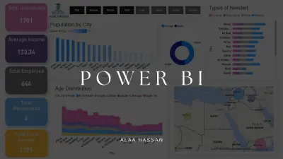 تحليل بيانات احترافي وتصميم لوحات تحكم تفاعلية باستخدام Power BI