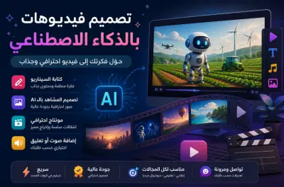 هحوّل فكرتك لفيديو جذاب باستخدام AI (Story / Ads / Reels)