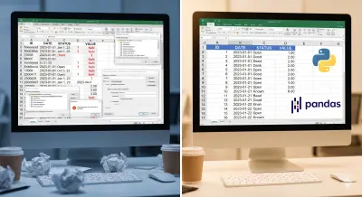تنظيف ومعالجة البيانات (Data Cleaning) لملفات Excel وقواعد البيانات باحترافية
