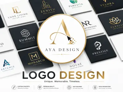 تصميم شعار احترافي (Logo) يزيد من هوية علامتك ويجذب العملاء والمشاهدات