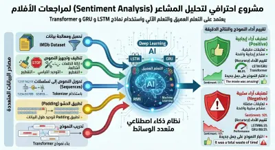 تحليل الآراء الإيجابية والسلبية بالذكاء الاصطناعي والتعلم العميق | Sentiment Analysis with Deep Learning