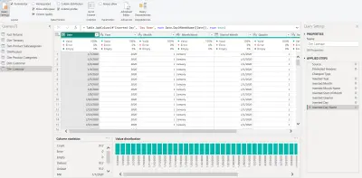 تنظيف بيانات وتحضيرها للتحليل ب Power Bi