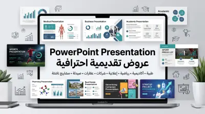 سأصمم عرضًا تقديميًا احترافيًا باستخدام PowerPoint في المجالات الطبية والأكاديمية والتجارية، مع تنسيق جذاب وإمكانية إضافة المراجع العلمية حسب الطلب.