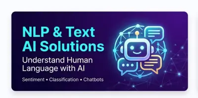 تطوير نموذج NLP احترافي مع معالجة النصوص، تدريب النموذج، وتسليم الكود والنتائج كاملة.