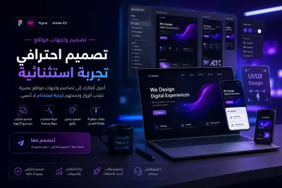 🚀 تصميم مواقع احترافية UI/UX تحول فكرتك إلى تجربة مستخدم مميزة