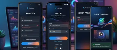 إنشاء نظام تسجيل دخول واشتراك احترافي في Flutter باستخدام Firebase مع UI جذاب للمستخدم