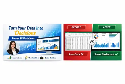صورة العمل حوّل بياناتك لقرارات واضحة من خلال Dashboard احترافي