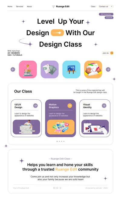سأقوم بتصميم Website أو Landing Page احترافية تركز على الجمال + تجربة المستخدم.