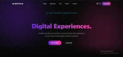 إنشاء Portfolio تفاعلي ومتحرك يعكس مهاراتك بشكل احترافي