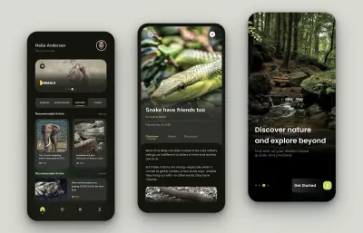 تصميم واجهات Flutter احترافية وعصرية لتطبيقات الموبايل