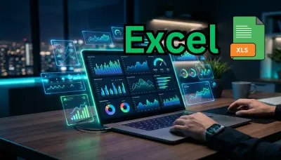 تصميم داش بورد تفاعلي باستخدام Excel