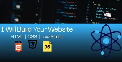 تصميم موقع ويب بستخدام html , css , java script