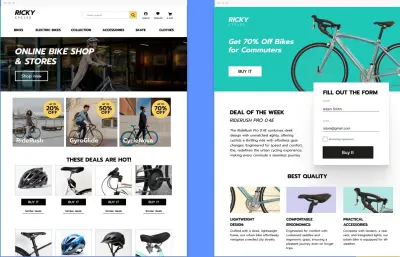 اقوم بعمل صفحات portfolio
