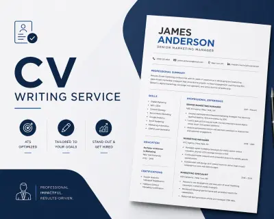 تصميم CV احترافي متوافق مع ATS