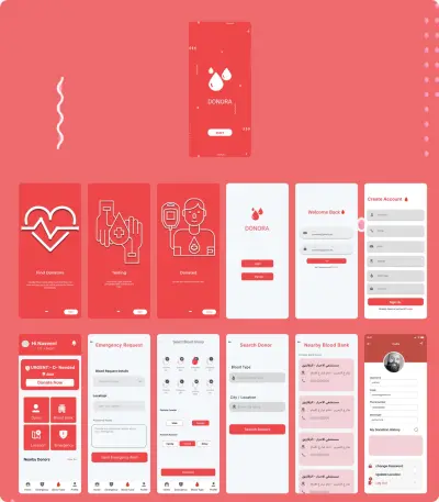 تصميم UI/UX احترافي لتطبيقات الموبايل باستخدام Figma (تصميم عصري وجذاب)