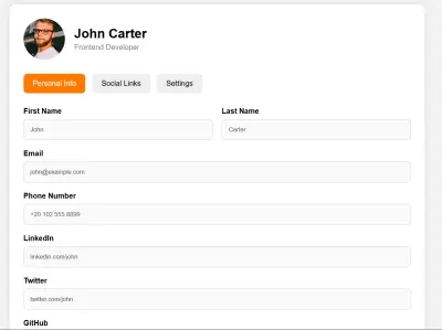 Simple Sign Up Page