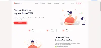 landing page