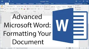 تنسيق ملفات word