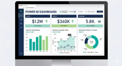 سأصمم لك Dashboard احترافي وتفاعلي باستخدام Power BI