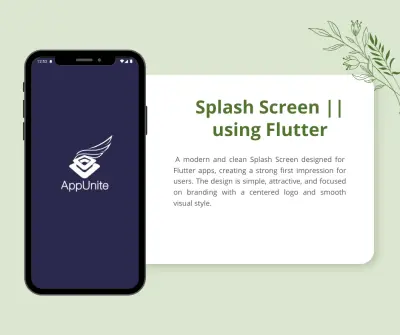 عمل شاشة بداية (Splash Screen) لتطبيق Flutter بشكل احترافي