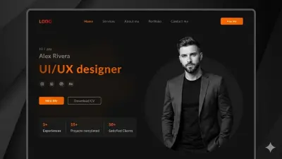 تصميم موقع شخصي Personal Portfolio