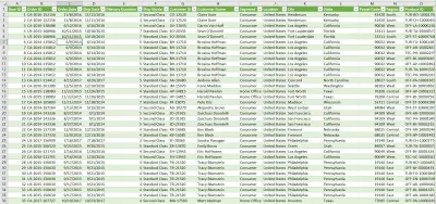تنظيف وتجهيز البيانات باستخدام Excel