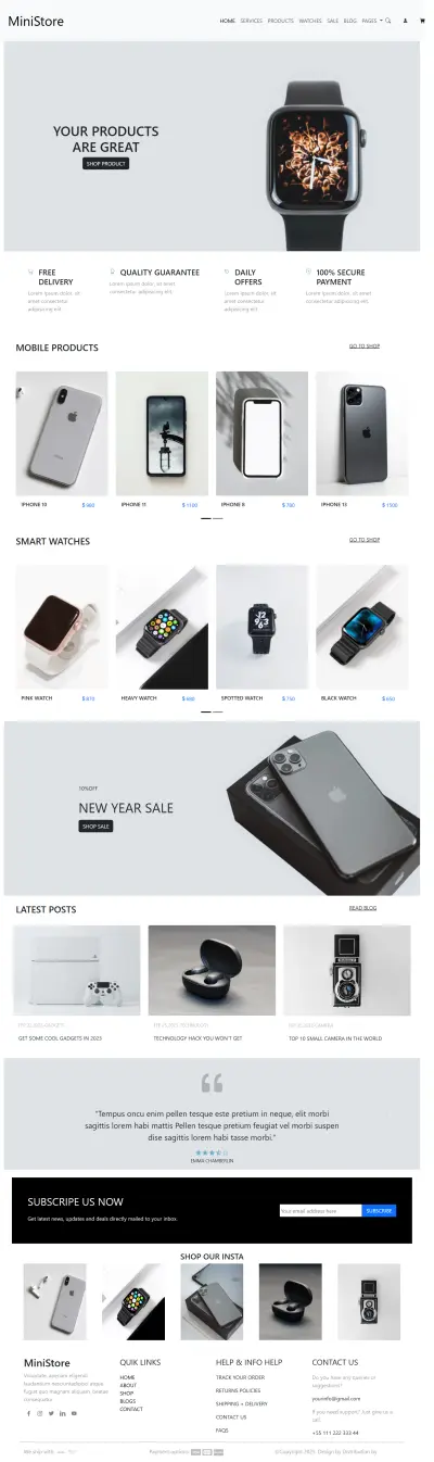 تصميم Landing Page بإستخدام HTML, CSS, Bootstrap