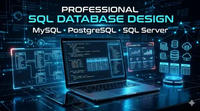 انشاء قاعدة بيانات احترافية باستخدام SQL