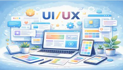 صورة العمل صميم واجهة مستخدم لتطبيق باستخدام figma و Canva